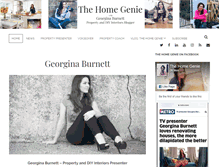 Tablet Screenshot of georginaburnett.com